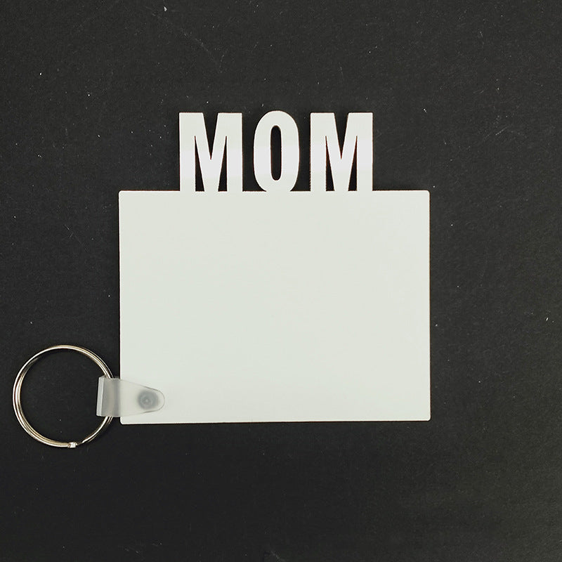 Mom Frame Keychain